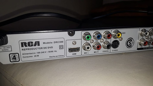 Reproductor Dvd Rca Modelo Drc300