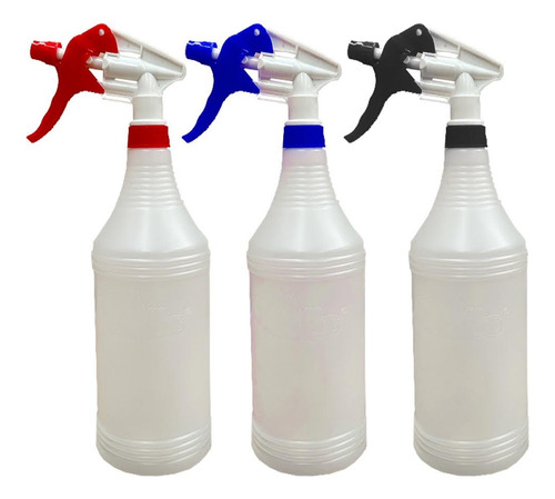 Botella Atomizador Spray Aspersor Plastico 3 Piezas 1000ml