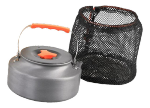 Hervidor De Campamento Al Aire Libre, Tetera Mango Naranja