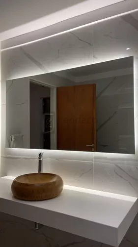 Espejo Luz Led 60 Cm Diam Redondo Para Baño Accesorios Caba - $ 109.900