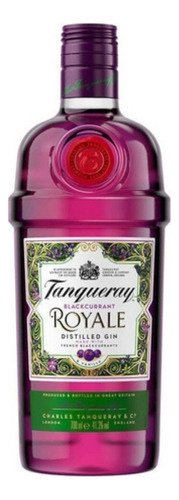 Gin Tanqueray Royale Dark Berry 700ml + Copa De Acrílico