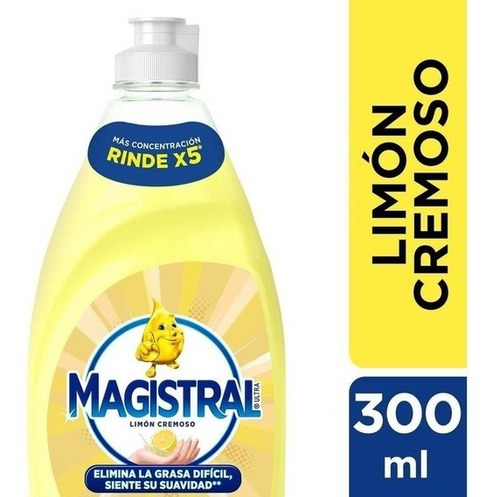 Detergente Magistral Ultra Limon Bio Cremoso X 300 Ml