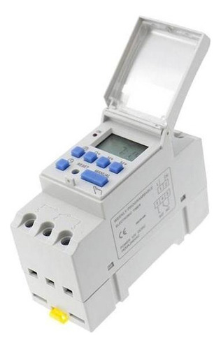 1 Interruptor Temporizador Programable Lcd De Carril Din