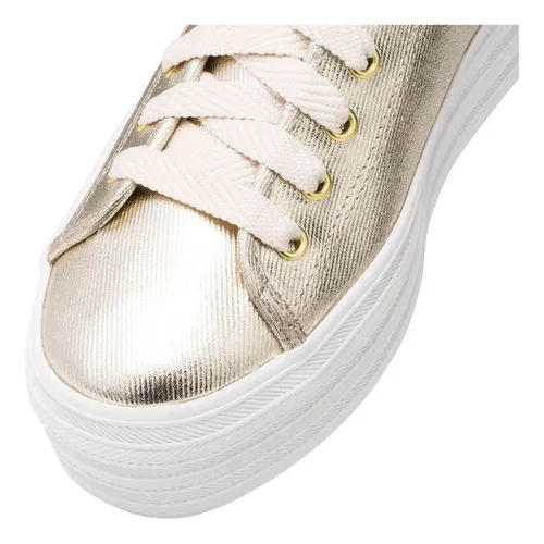 Zapatilla Triple Kick Webbing Urbana Dorada Keds Cuotas sin inter s