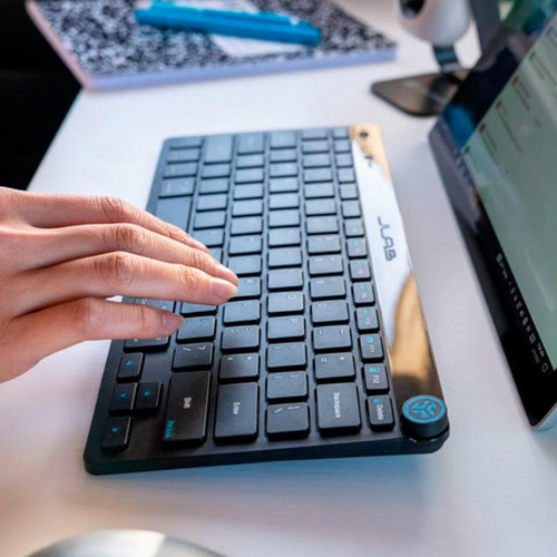 Teclado Wireless Jlab Go Keyboard, 2.4 Ghz + Bluetooth 5