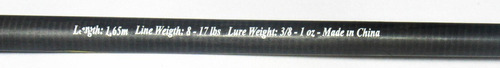 Imagem 7 de 8 de Vara Carretilha Lizard Image 1,65m 17lbs, Fibra De Carbono