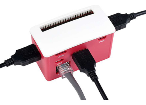 Gabinete Hub Poe/usb Para Raspberry Pi Zero Waveshare 20895