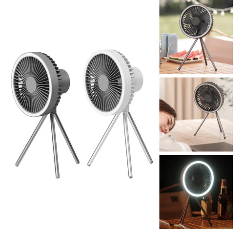Ventilador De Mesa Con Trípode Portátil De 3 Velocidades,