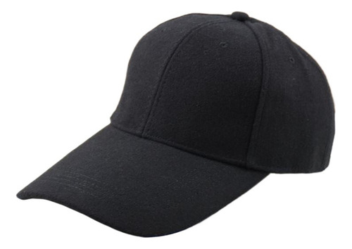 Gorra De Béisbol De Ala Extendida Tejido De Lana De Color