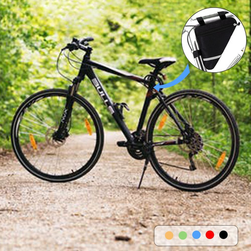 Bolsa Con Marco De Bicicleta, Marco De Tubo Frontal, Bolsa T