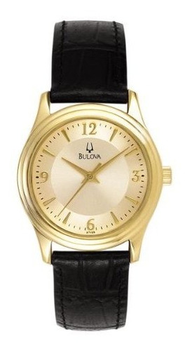 Reloj De Piel Para Mujer - Tono Dorado