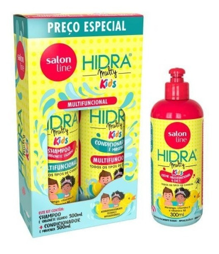 Salón Line Kids  Shampoo, Acondicionador Y Crema De Peinar
