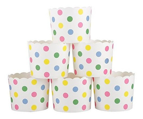 Webake Large Paper Cake Baking Cup Cupcake Muffin Casesset D