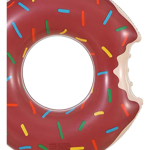 Anillo De Natación Grueso, Diámetro Exterior 75cm Café