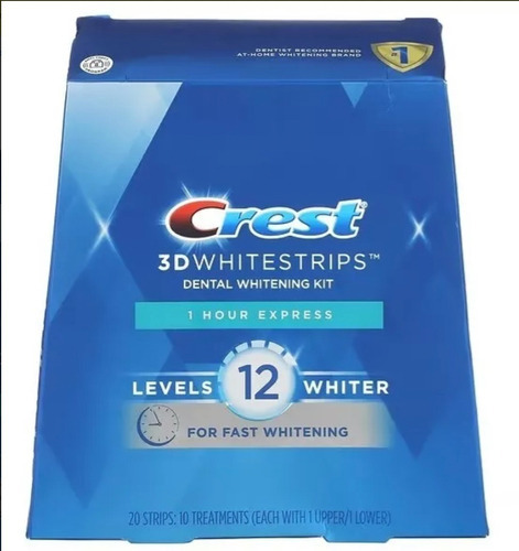 Cintas blanqueadoras Crest Brightener 20 niveles 12