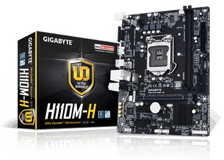 Placa Mãe Gigabyte Ga-h110m-h Ddr4 Lga1151 7ªger.