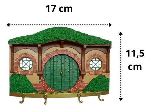 Porta Chaves Hobbit Senhor Dos Anéis Verde