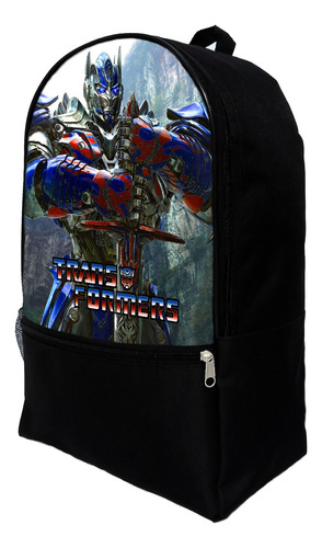 Mochila Escolar Oferta De Transformers Optimus C317