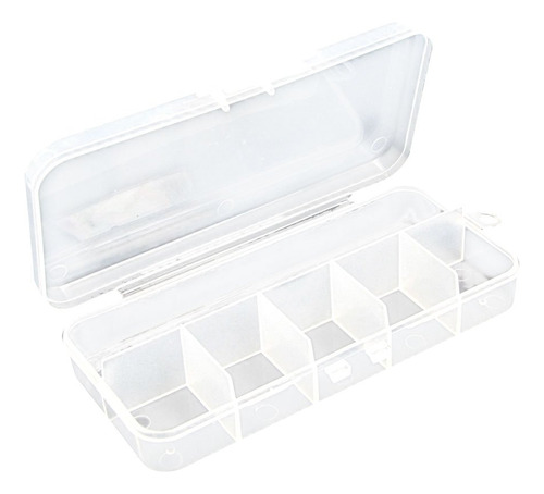 Caja Almacenamiento Plastico 6 Ranura Color Blanco Modelo: