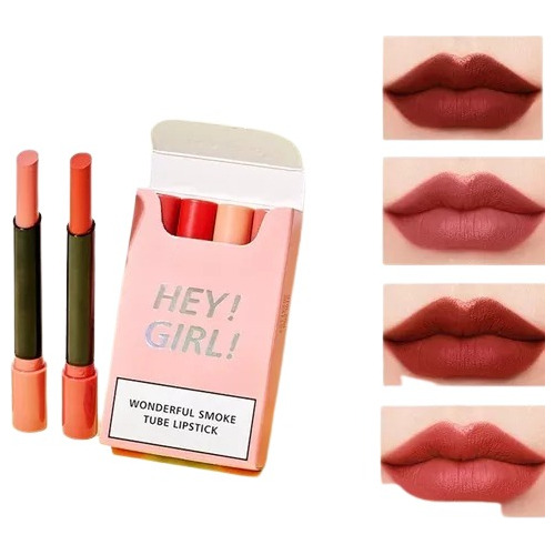 Kit 4 Labiales Tipo Cigarrilo