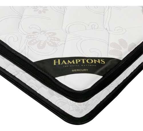 Colchon 1 Plaza Hamptons Memory Foam 80x185 Cm Lcm Color Blanco