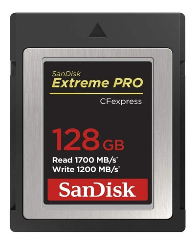 Memoria Sandisk Extreme Pro Cfexpress Type B 128gb 1700mb/s 