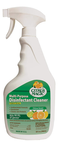 Limpiador Desinfectante Multiusos Citrus Magic, Ctricos, 32
