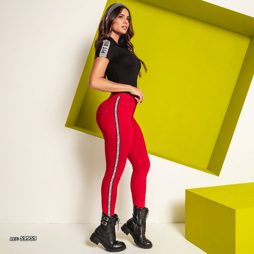 Imagem 2 de 7 de Calça Pit Bull Jeans Color