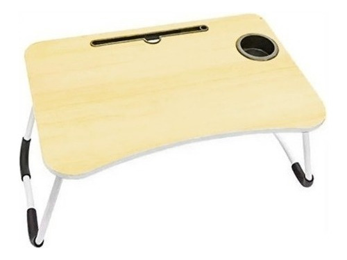 Mesa Plegable Para Cama Y Notebook Multifuncional De Madera
