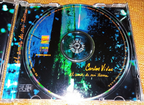 Imagen 2 de 3 de Cd Excelente Estado, Carlos Vives El Amor De Mi Tierra Pop