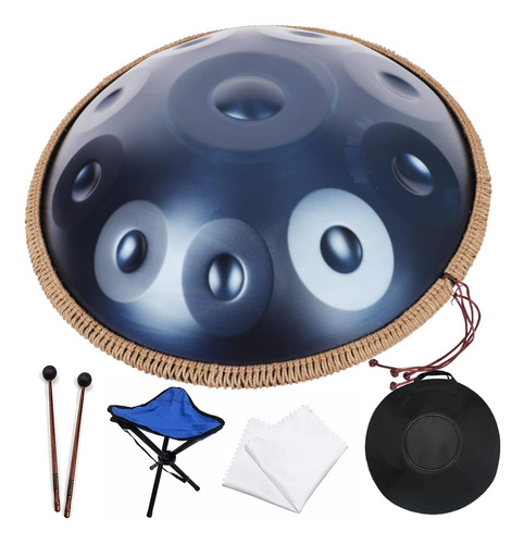 Handpan Drum Steel Drums 22 Pulgadas 10 Notas 440 Hz In...