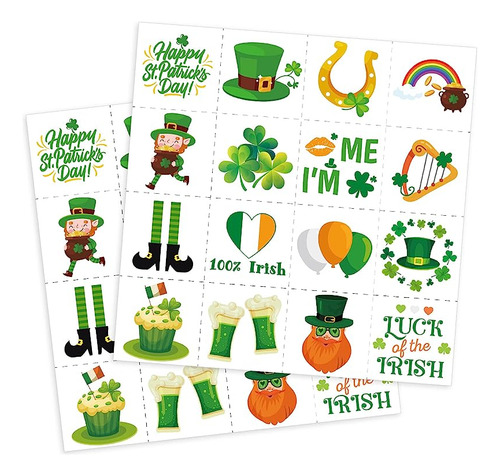 192 Tatuajes Del Dia San Patricio Shamrock Irish Favors Supp