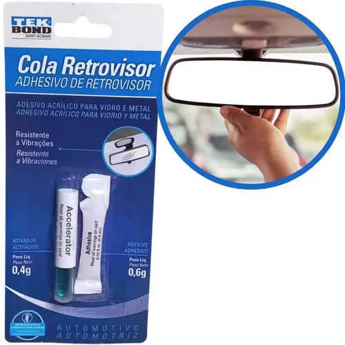 Cola Retrovisor Dose Única 1g Tekbond | MercadoLivre