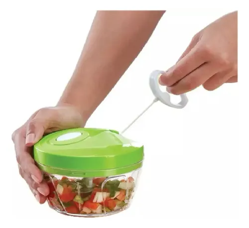 Picador De Verduras Multiuso Con 8 Cuchillas Y Colador 13 En