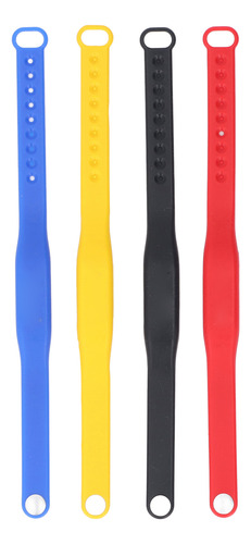 Pulsera De Silicona Para Piscina, 4 Piezas, Nfc, Resistente
