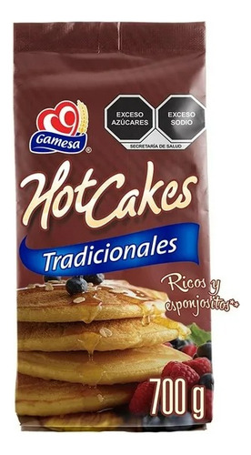 4 Pza Harina Para Hot Cakes Gamesa Tradicional 700 G