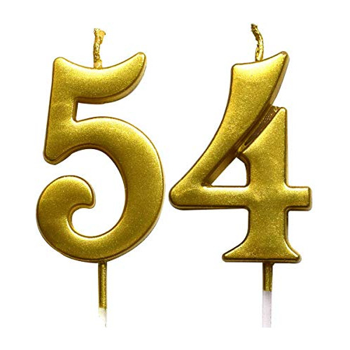 Magjuche Vela Numérica De 54 Cumpleaños De Oro, Número 54, V