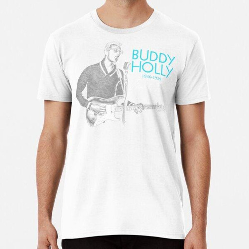 Remera Buddy Holly Algodon Premium