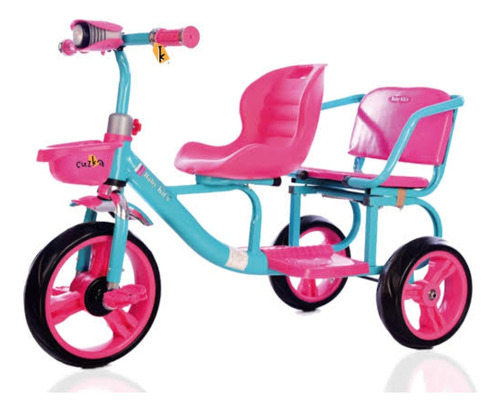 Triciclo Doble Para Niños Baby Kits Neo 