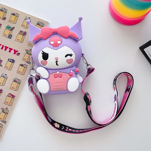 Cartera Kuromi Chibi Cute 