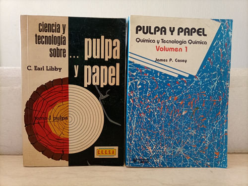 Libro. Pulpa Y Papel Dos Ejemplares.