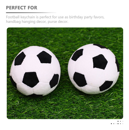 Llavero De Pelota De Fútbol De Felpa, Llavero De Fútbol Rell