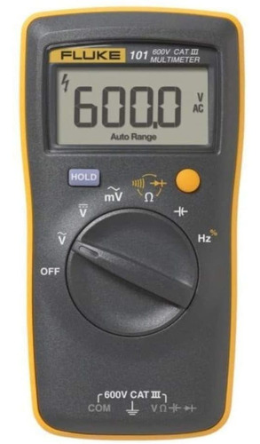 Fluke 101 - Multimetro Digital De Bolsillo, Portatil, Equi