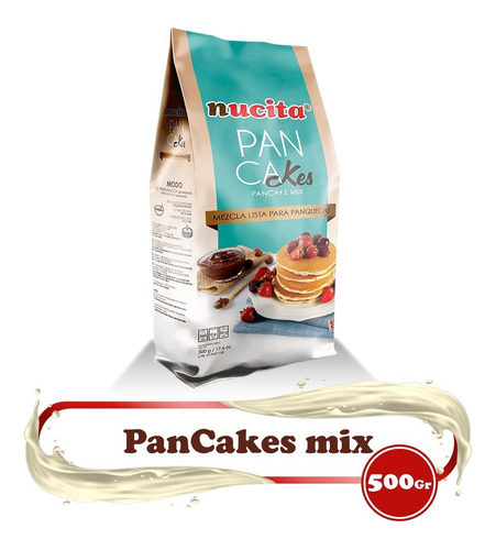 Nucita Pancakes Mezcla Lista Para Preparar Panquecas 500g