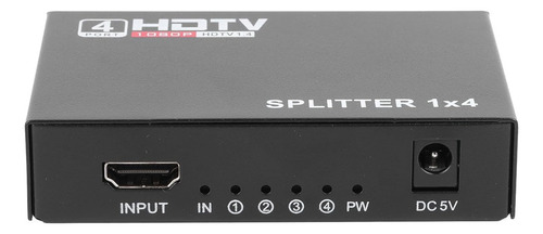 Duplicador Splitter Cable Hdmi 1x4 Divisor Full Hd 1.4 Hub