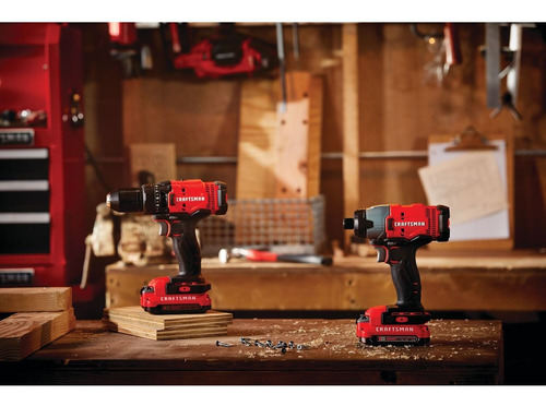 Imagen 6 de 6 de Taladro Atornillador + Atornillador De Impacto 20v Craftsman