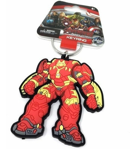 Llavero Marvel Avengers Hulkbuster Goma Color