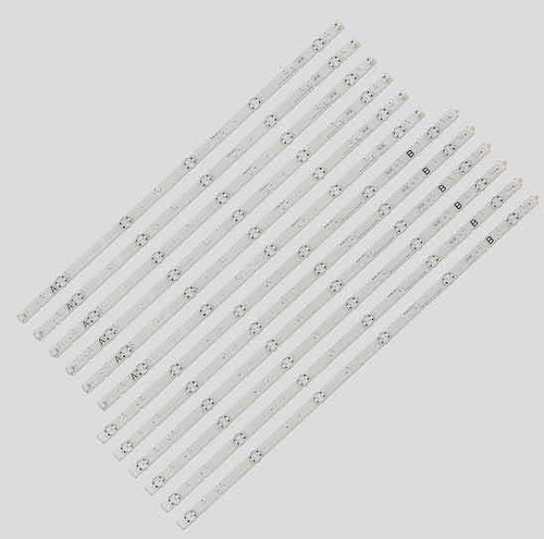 Kit 12 Tiras Leds Para Sony Kd-70x690 / Kd-70x690e Aluminio!