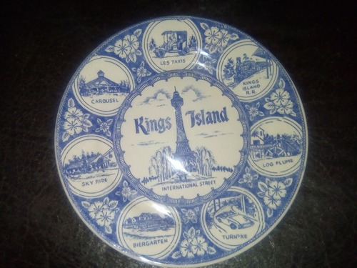 Antiguo Plato De Porcelana Kings Island Japan Buen Estado Mi