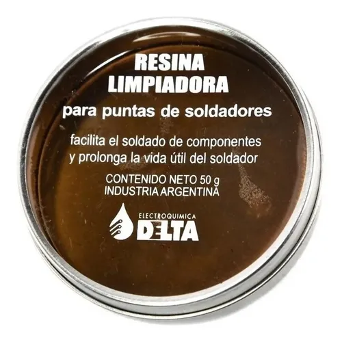 comprar Resina Limpiadora - Limpia Punta Soldador - Delta 50gr. Anri